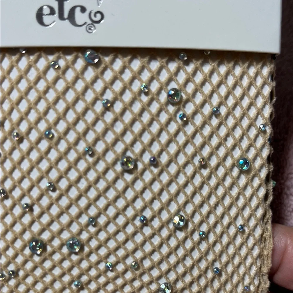 Rue21 Cream Sparkle Hosiery